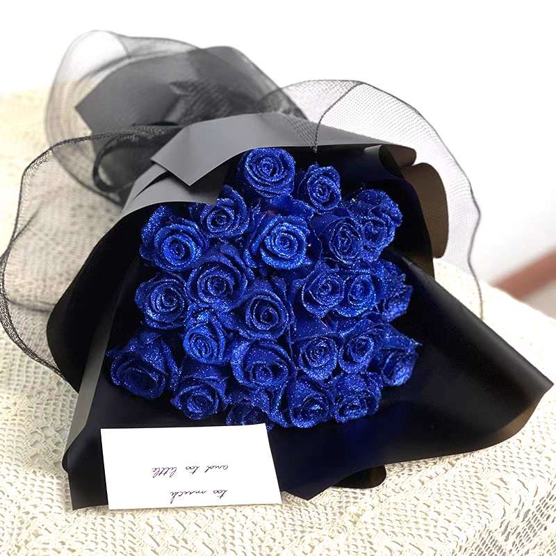 💕Bouquet de roses scintillantes - Cadeau pour les couples