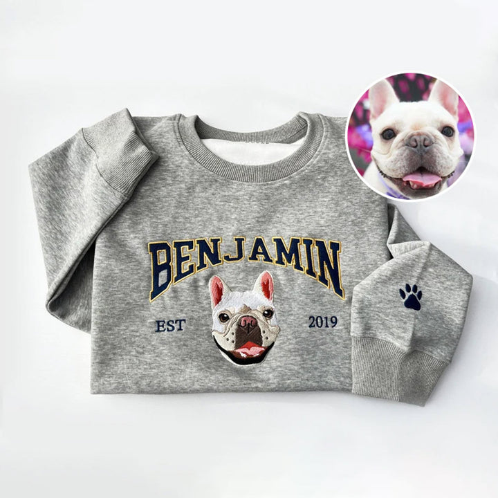 Sweat-shirt personnalisé brodé pour animaux de compagnie